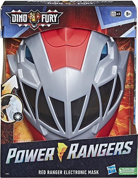 Power Rangers Dino Fury Red Ranger Electronic Mask