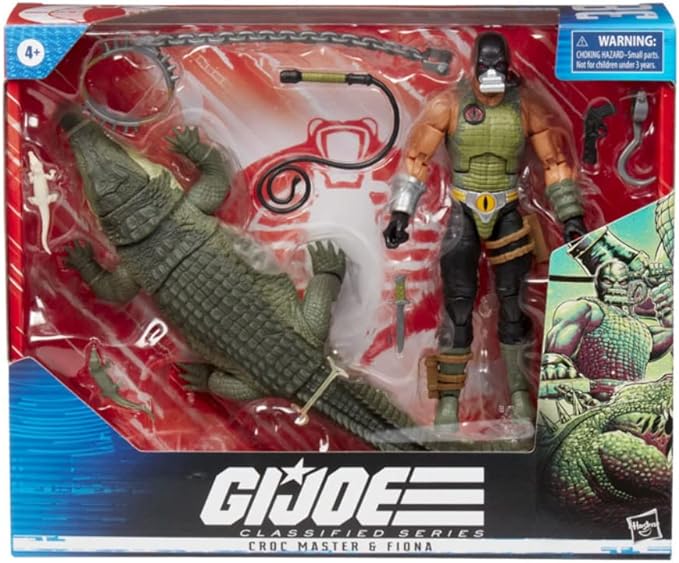 G.I. Joe Classified Series Croc Master & Fiona Action Figures